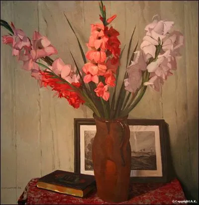 Qui a peint ces fleurs ?