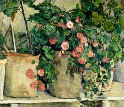 Qui a peint ces fleurs dans un pot ?