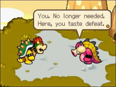 Qui apprend au joueur les bases du combat avec Bowser ?