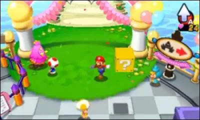 Lors du quiz de bienvenue, combien de questions pose Charlie Bloc à Mario et aux autres visiteurs ?