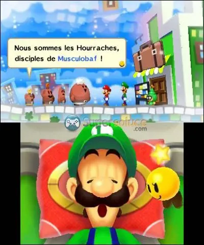 Lequel des disciples de Musculobaf n'attaque jamais durant son combat contre les frères Mario ?