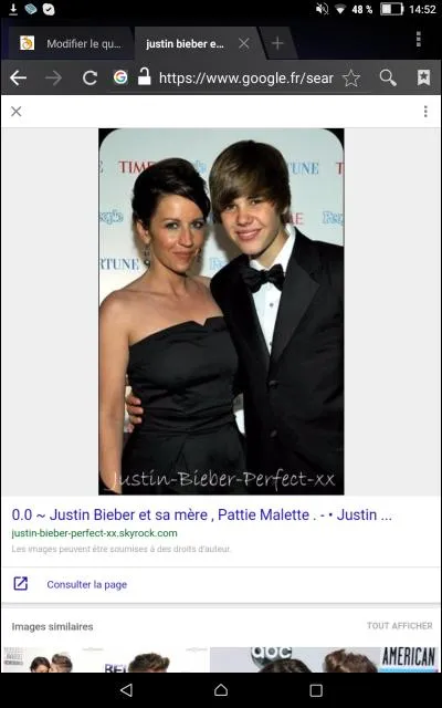 Comment s'appelle sa mère ?