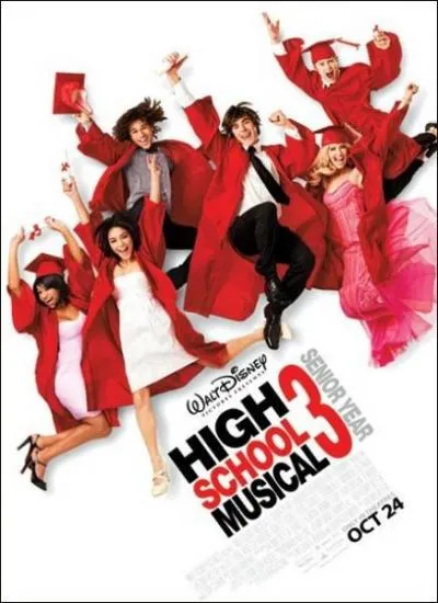 Sur quel film de la saga High School Musical, tes-vous interroger ?
