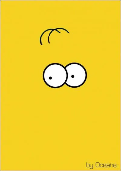 Quel est ce personnage caché dans le décor jaune ?