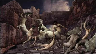 Lors d'un mariage, ils affronteront, dans un combat extrêmement violent, une tribu théssalienne : quel est ce peuple ?