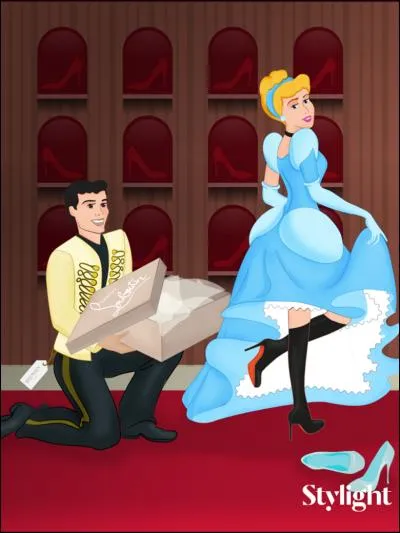 Mon cher prince m'a offert des bottes, regardez ! Elles sont superbes, et vont bien avec ma robe bleue. Pour la Saint-Valentin, il m'emmène à Londres ! Du coup, je m'entraîne à parler anglais. Pour dire "bottes", je dis :