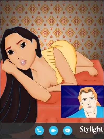 Mon père est malade... Pour le soigner, je suis retournée chez moi, et John Smith m'a recontactée via ce réseau. On s'appelle tous les soirs pour se faire des câlins à distance ! Ariel, ça ne doit pas exister chez les poissons, non ? Je te présente donc :