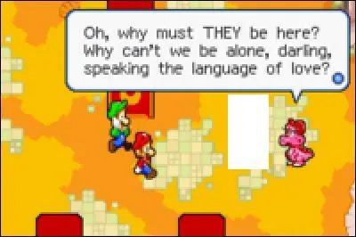 Qui se trouve juste devant Birdo ?