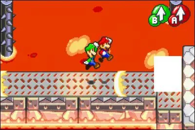 Qui se trouve juste devant les frères Mario ?