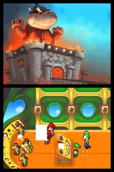 Qui se trouve juste devant Mario ?