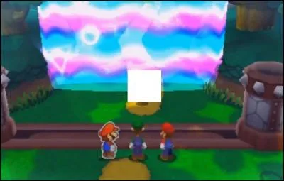 Qui se trouve juste devant les frères Mario ?