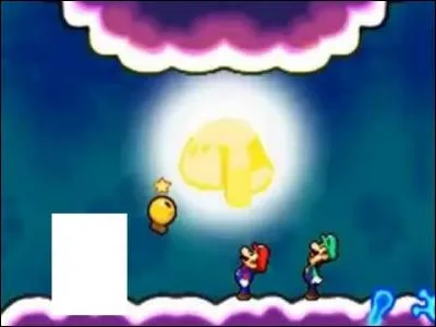 Qui se trouve à gauche de l'image ?