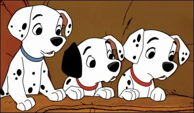 Quels sont les noms des bébés dalmatiens de Pongo et Perdita ?