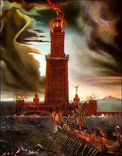 Qui a peint "Le phare d'Alexandrie" ?