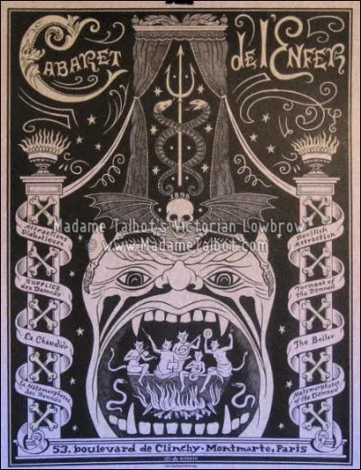Le cabaret de l'Enfer et celui du Ciel furent fondés par Monsieur Alexandre qui fonda aussi la Taverne du Néant que nous avons vu dans un quiz précédent mais le cabaret de l'Enfer fut le premier et...