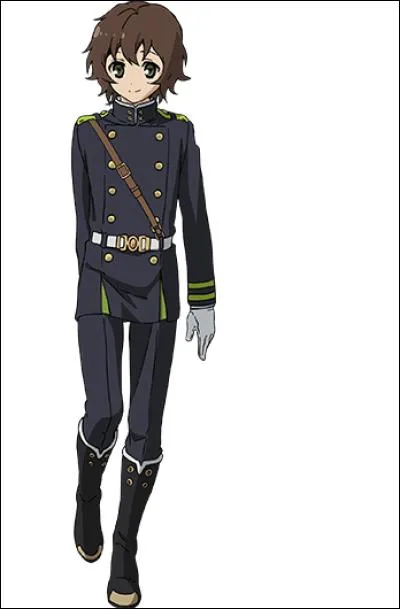 Yoichi manie un arc.