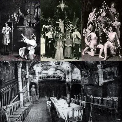 Ivre d'avoir bu tout le vin de messe, les images se bousculent dans votre tête comme une ronde drôle et érotique surtout ces ....femmes aux seins nus adorant Porcus. Combien de femmes et avec quelles fleurs lui rendent-elles hommage ?