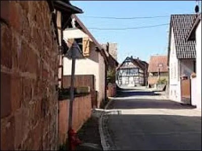 Le village Bas-Rhinois de Wintershouse se trouve en région ...