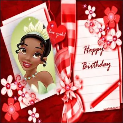 J'ai cherché un cadeau partout, mais je n'ai rien trouvé... Embrasser un crapaud, ça t'irait ? C'est en le faisant que je suis devenue une vraie princesse, tu sais. Mon crapaud s'appelait :