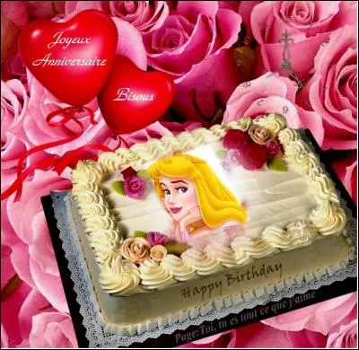 Ma chérie. Cendrillon veut te casser les chevilles et Blanche-Neige veut t'empoisonner. Moi, je veux ton bien. Je vais t'offrir une de mes marraines. Je souhaite te donner la rose :