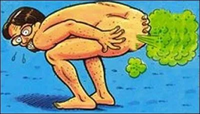 Les hommes pètent 30 % de plus que les femmes. (Logique)