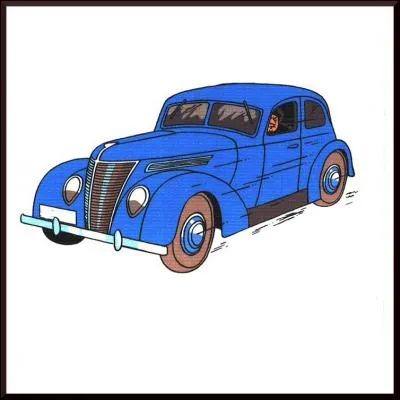 Dans quel album le conducteur de cette voiture n'échappera-t-il pas à son arrestation ?