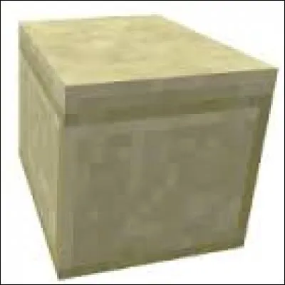 Quel célèbre map PvP qui se déroule dans les cieux utilise ce bloc-ci comme presque unique bloc (les bases sont en obsidienne) ....un peu ?