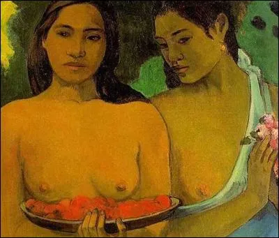 Qu'elles sont belles ces Tahitiennes ! Qui a fait leur croquis ?