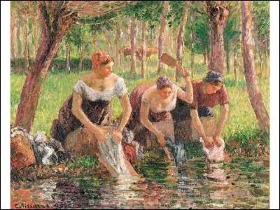 Et pour terminer ce quiz, saurez-vous me dire qui a peint ces lavandières ?