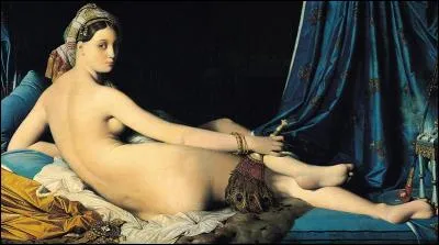 Autre tableau très célèbre du XIXe siècle. Il est intitulé ''La Grande Odalisque''. Qui en est l'auteur ?