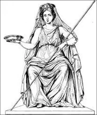 Je suis la déesse du foyer et sur de Déméter et de Zeus, qui suis-je ?