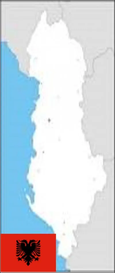 Laquelle de ces parties de la mer M&eacute;diterran&eacute;e borde l'Albanie ?