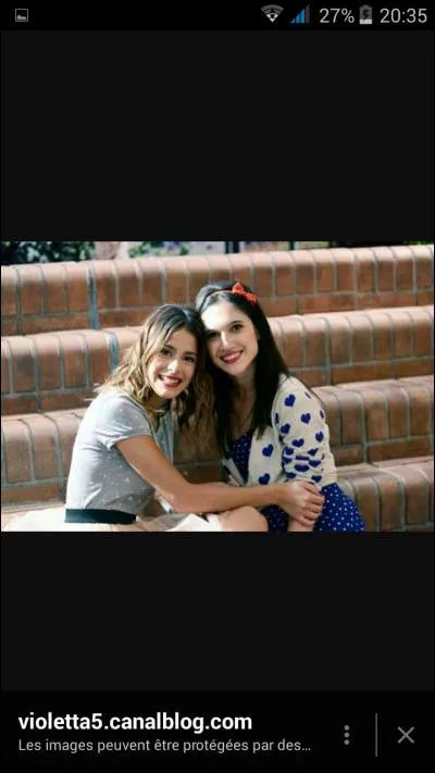 Qui est la meilleure amie de Violetta ?