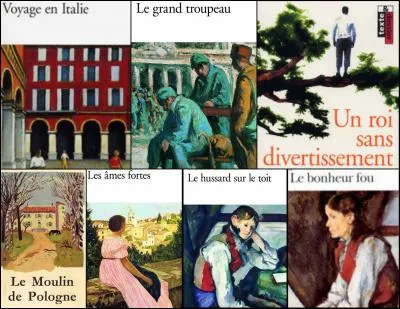 Tous ces romans sont l'uvre de :