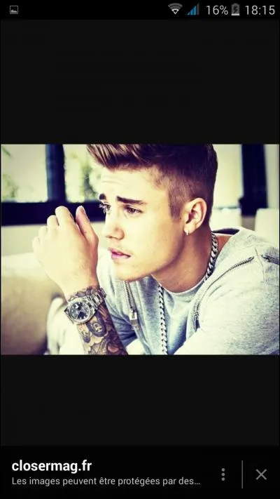Quel âge Justin Bieber a-t-il ?