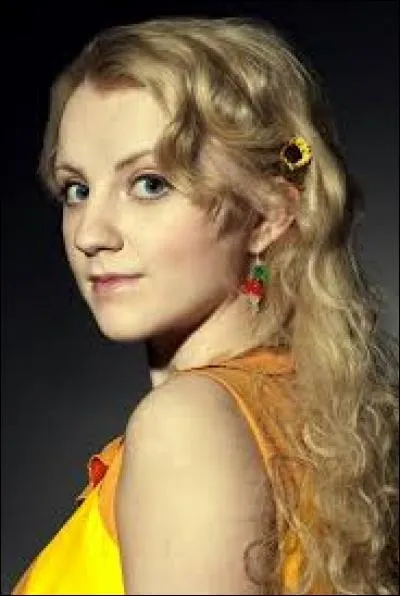 Quelle est l'actrice qui joue Luna Lovegood ?