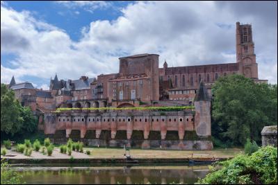 Visitez la cathédrale fortifiée Sainte-Cécile de cette ville du Tarn surnommée la "ville rouge". Quelle est la ville natale de Toulouse-Lautrec ?