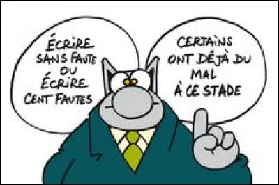 Repère la proposition contenant une faute d'orthographe.