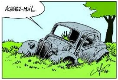 'La voiture est cass&eacute; ! ' Cette phrase est-elle bien &eacute;crite ?