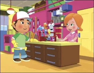 Qui est la fille à droite de Manny ?