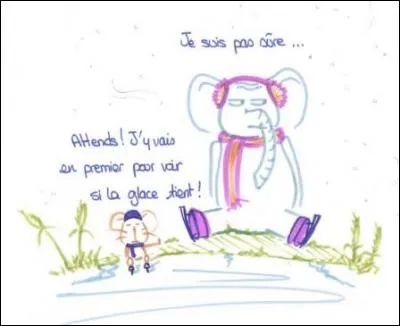 Pourquoi la femelle de l'éléphant est-elle malheureuse ?