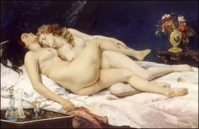 Quel est le nom de cette peinture de Gustave Courbet ?