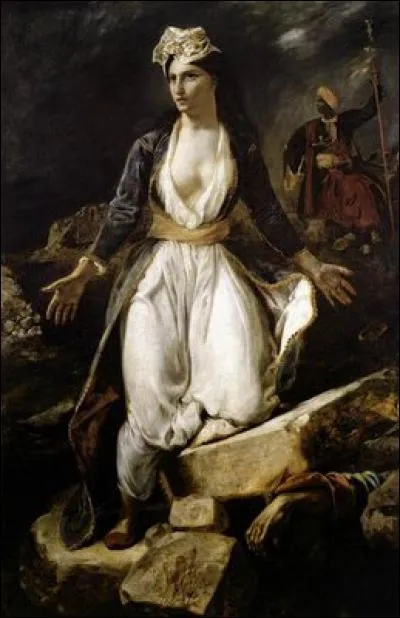 Quel est le nom de cette toile peinte par Eugène Delacroix ?