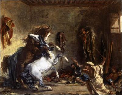 Quel est le nom de cette toile peinte par Eugène Delacroix ?