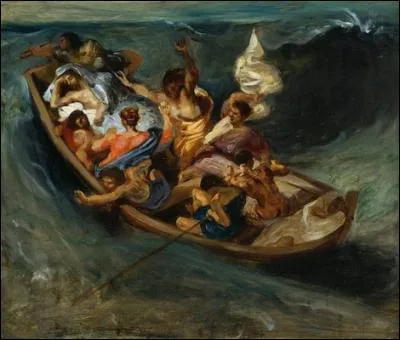 Quel est le nom de cette toile peinte par Eugène Delacroix ?
