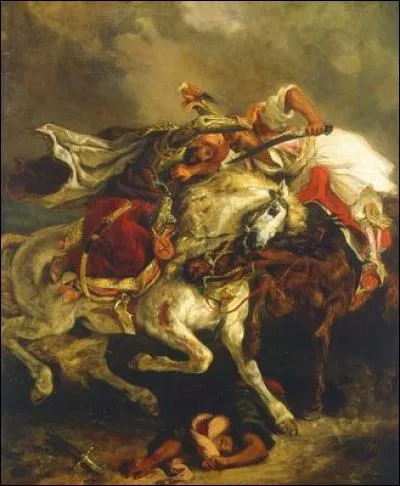 Quel est le nom de cette toile peinte par Eugène Delacroix ?