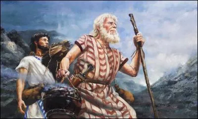 Dieu voulut éprouver la foi de ce même patriarche en lui demandant, d'offrir son fils en holocauste : qui est-il ?