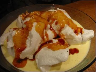 Quelle crème accompagne les oeufs à la neige ?