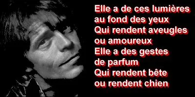 Quel est le titre de cette chanson ?