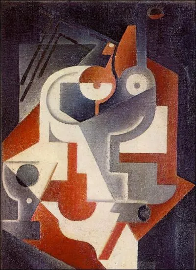 Qui a peint "Journaux, le verre et les poires" ?